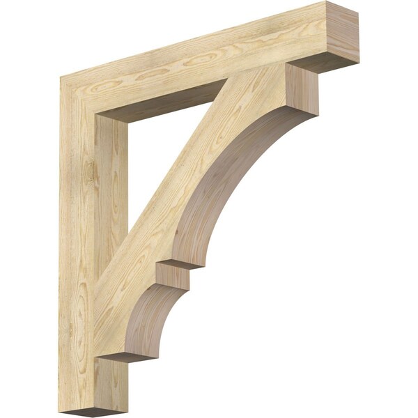 Ekena Millwork Balboa Block Rough Sawn Bracket, Douglas Fir, 6"W x 42"D x 42"H BKT06X42X42BOA05RDF - main